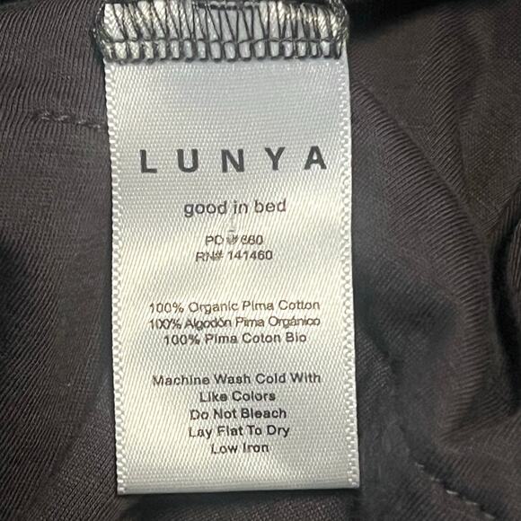 LUNYA V-Neck Organic Pima Cotton Sleeveless Jumpsuit Romper Gray Sz Medium - Picture 10 of 10